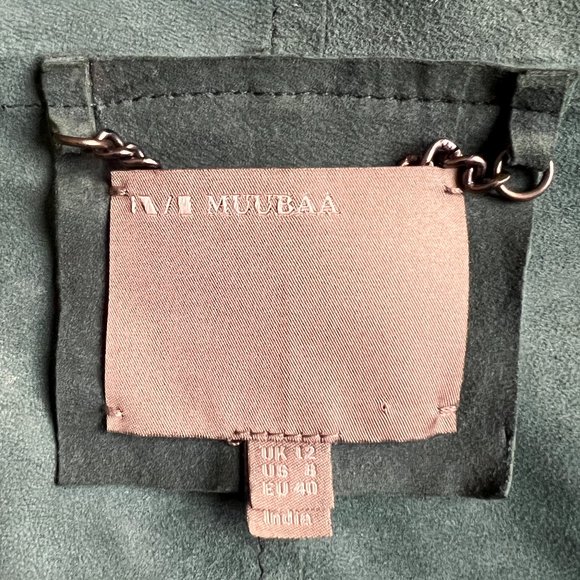 Muubaa Louis Drape Goat Leather Jacket - Picture 5 of 5